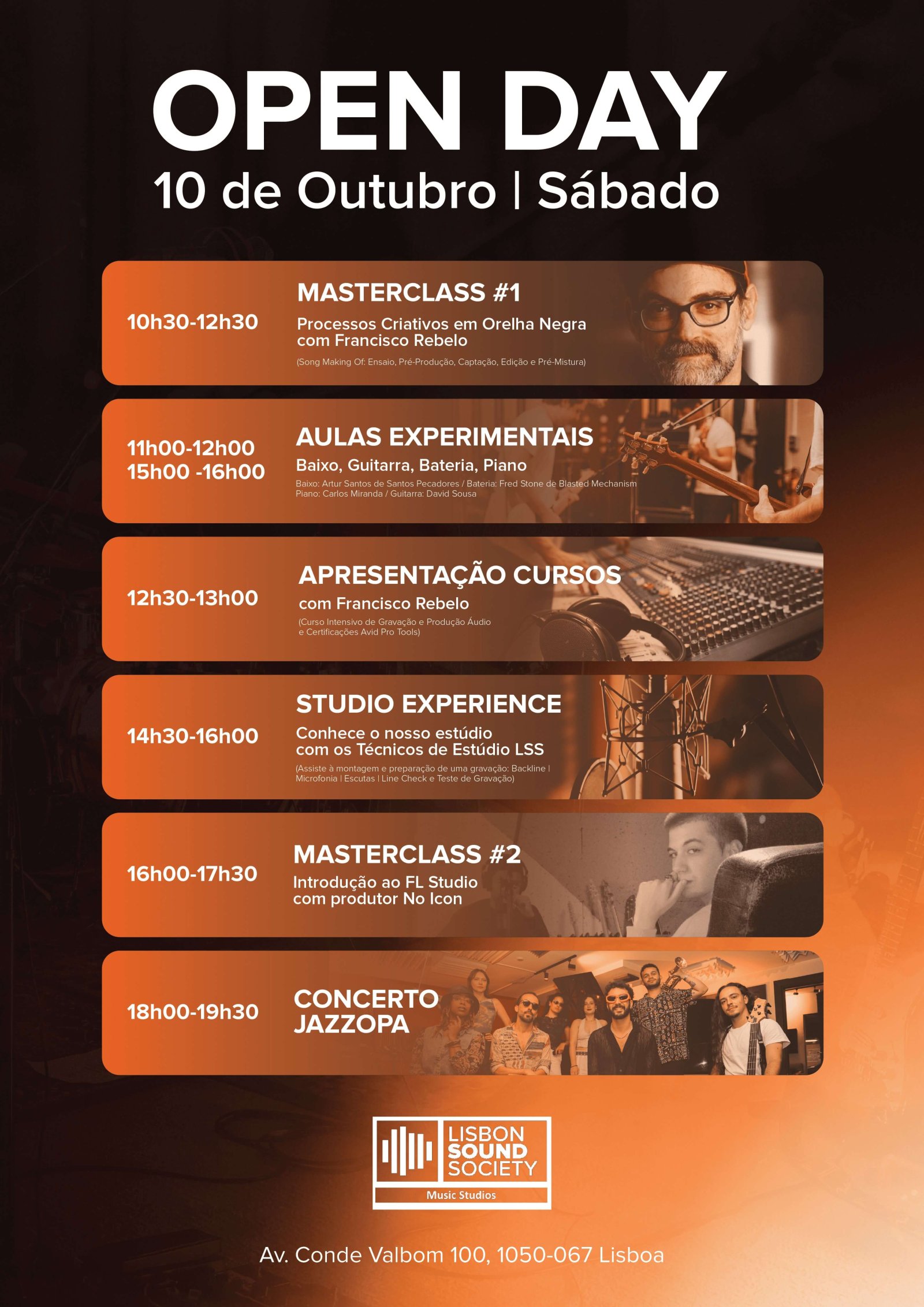 Lisbon Sound Society — Open Day | 10 de Outubro